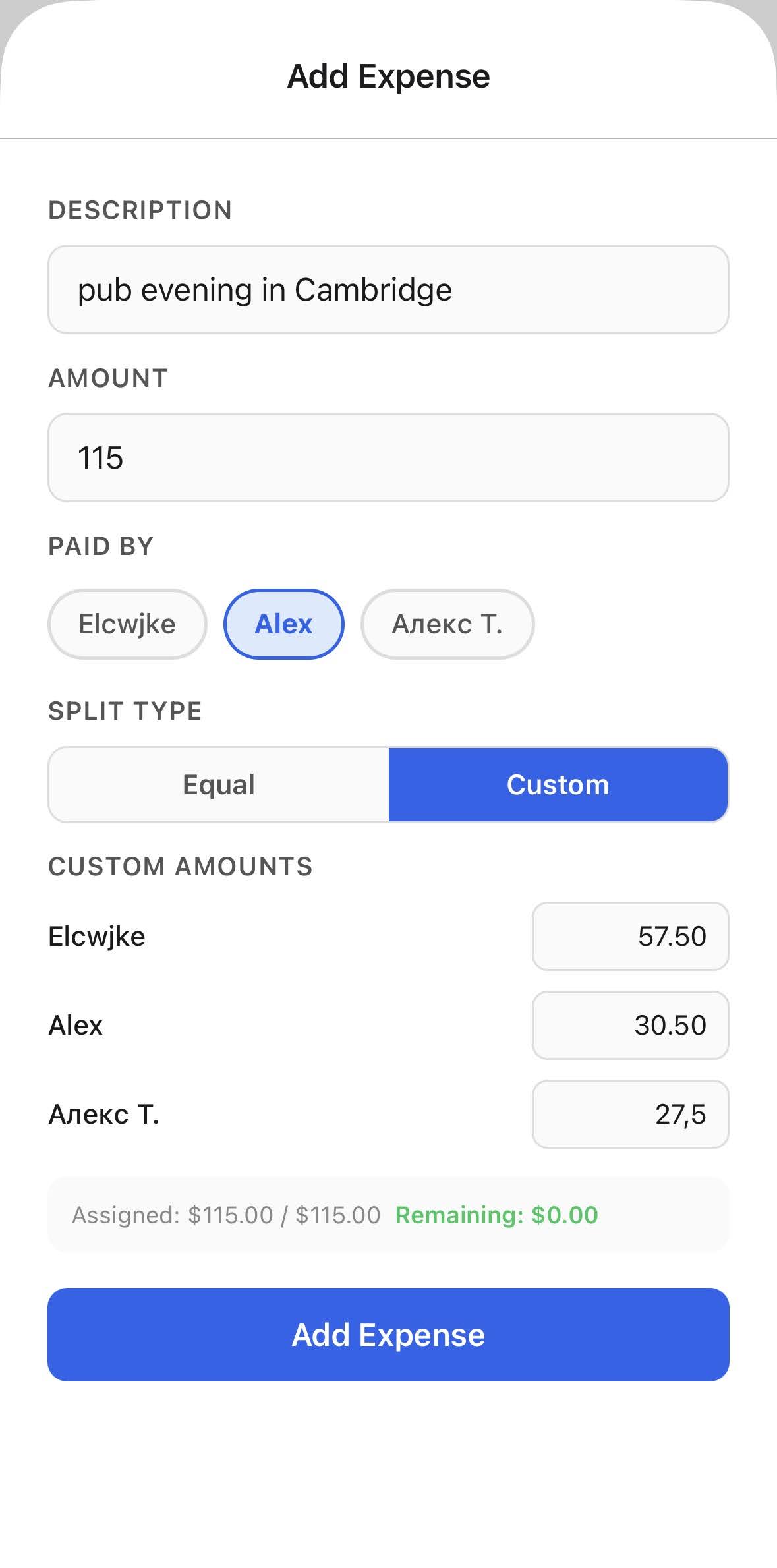 KeepSplit app